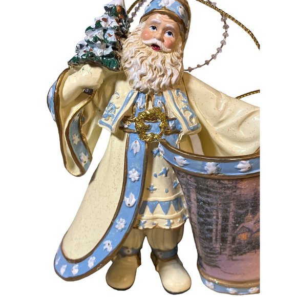 Ashton Drake Thomas Kinkade Frosty Christmas Eve Santa Old World Santas - Picture 4 of 11